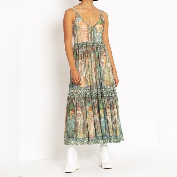 chinese dress ladies Blackmilk | Obsidian Kimono Maxi Dress | Blue